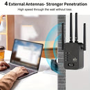 Amplificador de Señal WiFi para Hogar, Extensor WiFi con Alcance Largo hasta 12880 Pies Cuadrados y 105 Dispositivos, Repetidor WiFi con Puerto Ethernet, Amplificador de Internet