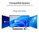 Adaptador sin varillas USB 1300Mbps para PC con Antena Dual Band de Alta Ganancia 5G/2.4G, Compatible con Windows 7/8/1/10/11: ¡Convierte tu PC en un Punto Acceso Móvil y Ofrece WiFi Instantáneo!
