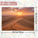 1pc Protector de Estufa - Diseño Atardecer en el Desierto con Dunas Doradas, Cubierta Resistente a Arañazos y Calor para Electrodomésticos - Compatible con Cocinas de Gas/Eléctricas, Hornos, Lavadoras, Secadoras - Superficie Fácil de Limpiar, Ajuste Perf