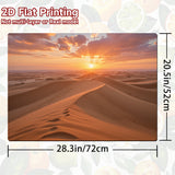 1pc Protector de Estufa - Diseño Atardecer en el Desierto con Dunas Doradas, Cubierta Resistente a Arañazos y Calor para Electrodomésticos - Compatible con Cocinas de Gas/Eléctricas, Hornos, Lavadoras, Secadoras - Superficie Fácil de Limpiar, Ajuste Perf