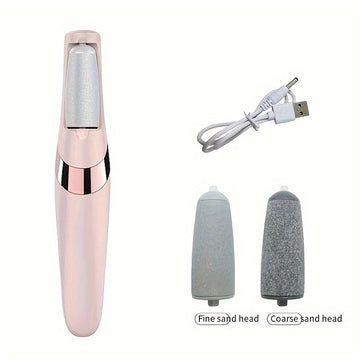 Popular Limpiador Eléctrico Recargable USB - Juego de Herramientas Automático para Pedicura y Lima de Pies, Multifuncional y Práctico, Ideal para Fiestas como Navidad, Halloween, San Valentín, etc., Adecuado para Manos y Pies, Amoladora Eléctrica para Su