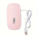 Linterna semipermanente para uñas, lámpara profesional plegable USB, secador de uñas portátil para hogar y salón, ideal para gel y todo tipo de arte en uñas