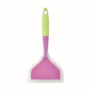 Espátula de silicona versátil - Antiadherente, resistente al calor para cocinar, revolver y asar - Ideal para panqueques, bistecs y más - Herramienta de cocina colorida | Diseño llamativo | Utensilio de cocina duradero