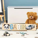 Juguete de rompecabezas de madera personalizado, 4 opciones de diseño, amarillo, no necesita energía, almacenamiento y transporte de arte, perfecto para aprender y familia, ideal para regalos de Navidad y Halloween