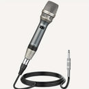 Micrófono vocal dinámico DEPUSHENG C90, profesional de bobina móvil unidireccional, cable de audio XLR, patrón de polaridad cardioides, con función silenciosa, conector de 6,35 mm, para karaoke, videojuegos, videoconferencias, transmisión, grabación