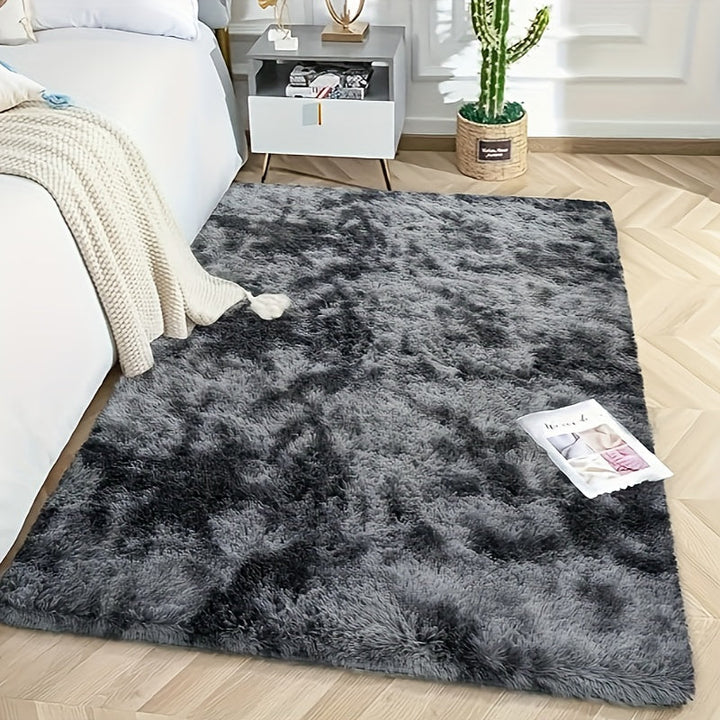 Alfombra de Área Suave y Esponjosa de Lujo para Sala de Estar y Dormitorio - Alfombra de Poliéster Antideslizante y Plush para Decoración del Hogar