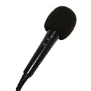 Micrófono de mano negro con cable y cubierta de espuma - Micrófono dinámico cardioide para karaoke, canto y oratoria | Ideal para entretenimiento en casa y uso profesional, micrófono de karaoke | Grado profesional | Micrófono duradero