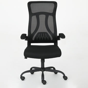 Silla de Oficina Ergonómica con Respaldo Alto y Malla Transpirable - Asiento Cómodo para Escritorio de Computadora para Empleados, Fácil de Limpiar