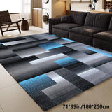 1pc Alfombra de decoración de Navidad, geométrico abstracto, estilo nórdico, antideslizante, lavable en máquina, fibra de poliéster 100%, para salón, sofá, mesa de café, mesita de noche, mesa de comedor, cocina, sala de juegos, interior, exterior, jardín