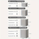 Grandes Bolsas de Almacenamiento Plegables con Tapa y Asas - Estampado Espiga, Varios Tamaños (30L/110L/150L/220L) para Ropa, Ropa de Cama, Cojines y Juguetes - Organizador Subcama para Armario o Clóset, Accesorio de Decoración Neutro, Cierre Seguro con