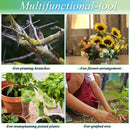Navaja de Injerto de Acero Inoxidable - Herramienta Manual Retro para Juntar Frutas y Árboles Hortalizas, Mango Ergonómico con Hoja de Precisión, Sin Necesidad de Electricidad para Jardinería Profesional y Aficionada