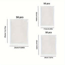 100pcs Bolsas de Sellado al Vacío Premium - Grado Comercial para Almacenamiento y Frescura de Alimentos, Ideales para Cocinas Domésticas, Compatibles con Todas las Máquinas Selladoras al Vacío