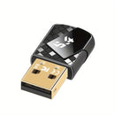 Adaptador inalámbrico USB con conector de auriculares de 3,5 mm - receptor de audio inalámbrico sin controlador para altavoces de computadora, auriculares y sistemas estéreo, modo de alimentación USB, inalámbrico 5.0 sin controlador, solución de audio in