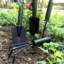 Juego de 4 piezas de herramientas de cuidado de jardín, herramientas de jardinería multifuncionales para plantar y plantas en macetas, kit esencial para entusiastas de jardinería.