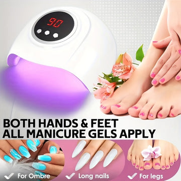 Linterna USB para Uñas con 24 Luces LED de Alta Potencia, Secado Rápido y Experiencia Profesional de Manicura