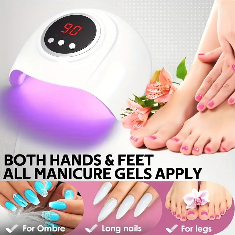 Linterna USB para Uñas con 24 Luces LED de Alta Potencia, Secado Rápido y Experiencia Profesional de Manicura