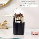 Organizador de Maquillaje Giratorio 360° con Tapa Transparente - Caja de Almacenamiento Espaciosa, Base Estable para Hogar, Salón o Oficina - Construcción Duradera en Plástico, Elegante Diseño, Robusta y Ideal para Aficionados del Belleza