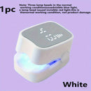 Linterna LED Digital para Uñas, Luz UV con Temporizador y Pantalla de Batería, Herramienta Portátil Recargable USB para Manicura en Casa, Regalo Perfecto para Familia, Salón Personal, Cumpleaños, Navidad y Halloween