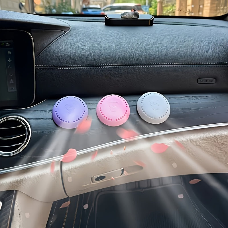 Desodorante de Aromaterapia de Larga Duración para Baños, Dormitorios, Armarios, Coches y Inodoros Domésticos, Ambientador Sólido Redondo