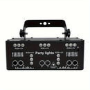 1pc YSH 21 Ojos RGB LED Luces de Escenario con Control Remoto, DMX-512 Iluminación Profesional para Fiestas DJ, Control por Voz, Lámpara de Techo/Mesa Desmontable para Discoteca, Bar, Karaoke, Boda, Halloween, Navidad, Uso en Interiores, 110-130V, Enchuf