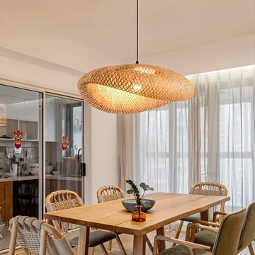 Vaina de Luz Cálida · Pantalla de Lámpara Tejido a Mano, Ambiente Cálido, Pantalla de Lámpara de Mimbre Vainilla, Pantalla de Lámpara Curativa con Luz Suave, Diseño Transparente Natural