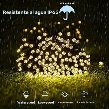 1pc Luz de Cadena con Temática Espacial y Energía Solar - Perfecta para Jardín, Patio, Fiesta, Patio, Ventana, Decoraciones de Pascua y Navidad con Batería de Níquel y Funciones Especiales