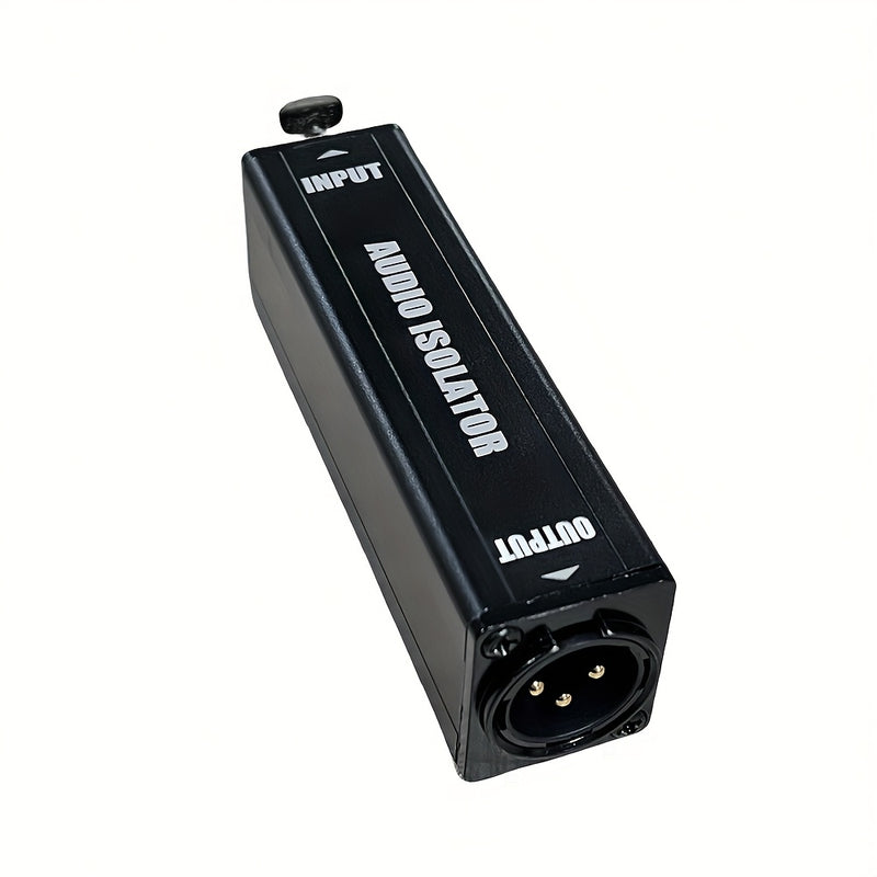 Aislador de audio XLR, aisladores de tierra estéreo de un solo canal, filtros de ruido canceladores de ruido adecuados para micrófono, estéreo, amplificador, mezclador y consolas de audio