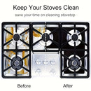 Conjunto de 4 Cubiertas para Quemadores de Cocina Reutilizables - Protectores Duraderos de Plástico para Hornillas, Protección de Superficie Fácil de Limpiar para Estufas de Gas, Accesorios Esenciales de Cocina, Cubiertas Reutilizables para Estufa | Herr