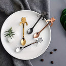 1 Pieza, Cuchara Creativa De Acero Inoxidable, Cuchara Colgante De Gato De Dibujos Animados 304, Cuchara Linda Para Taza, Cuchara Mezcladora De Café, Para Casa, Oficina, Cafetería, Fiesta, Cubiertos