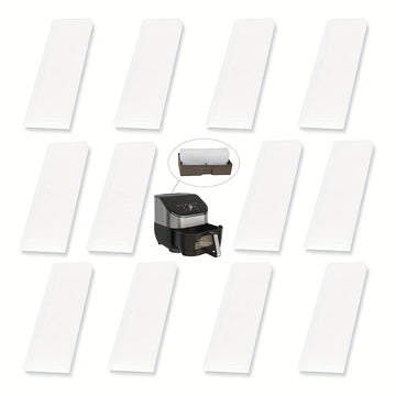 12 piezas de filtros de aire reemplazables para vaporizadores de aceite y freidor de aire, adecuados para freidor de aire de 6 cuartos, reemplazo de filtro de eliminación de olores.