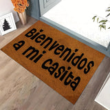 Tapete de bienvenida para interiores - Antideslizante, lavable a máquina, alfombra de entrada, resistente, de fibra de poliéster para cocina y baño