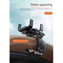 Soporte para Teléfono Móvil de Coche, Soporte Multifuncional para Salpicadero con Clip Ajustable 360°, Compatible con Smartphones de 3 a 17.78 cm