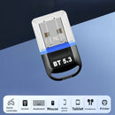 Adaptador inalámbrico 5, 3 para PC, receptor USB para computadoras/auriculares/teclados/ratones/altavoces y muchos otros dispositivos, fácil sincronización, conexión estable.