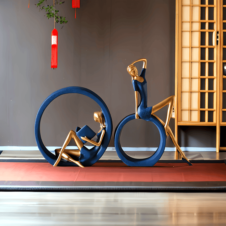 Estatua de mujer sabia y niña leyendo, escultura de figura de arte, decoración del hogar para sala de estar, dormitorio, estantería de libros, gabinete de TV, escritorio, adorno de mesa, regalo del Día de San Valentín