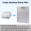 Filtra Extractor de Malla Metálica para Campana 230 x 260 mm