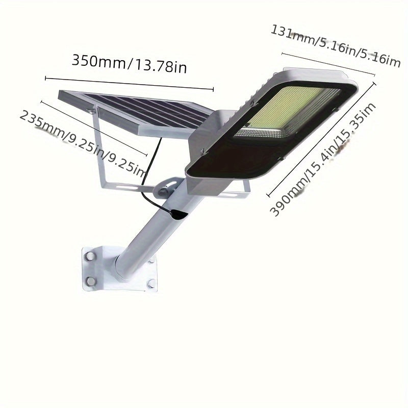 Lámpara Solar para Exteriores Luz de Porche y Jardín Lámpara Solar de Calle Impermeable con Bombillas LED de Alta Potencia 357 Luces Súper Brillantes de Alta Potencia Iluminación Fotovoltaica que se Enciende Automáticamente por la Noche y se Apaga al Ama