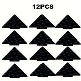 4/12/20pcs Pegatinas De Agarre En Forma De Árbol, Cintas Antideslizantes Para Pisos De Madera Y Baldosas, Cintas Reutilizables Y Lavables Para Alfombras De Área, Para Uso Doméstico