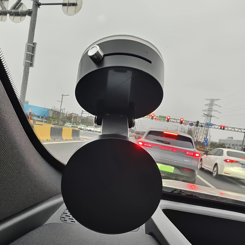 Soporte Magnético para Teléfono de Doble Uso en Casa y Coche, Soporte Plegable Portátil Multifunción con Ventosa al Vacío y Anillo Magnético para Hombres