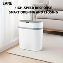 EANE, Papelera Inteligente de Alta Velocidad de Respuesta, con Acción de Apertura y Cierre, Alimentada por Batería, Sin Contacto, Resistente a Olores, Diseño Moderno para Hogar, Cocina y Baño, Accesorio de Cocina Moderno | Papelera Elegante | Operación S