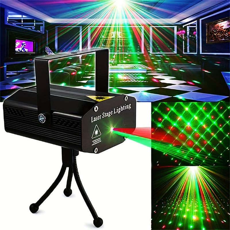Luz de Discoteca Noche Estrellada con Alimentación USB - Controlada por Voz, Lámpara de Mesa Multi-Modo para Fiestas y Baile para DJs, Cumpleaños, Bodas y Navidad