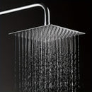 Rociador de Ducha de Acero Inoxidable Lujoso - Cabezal Cuadrado Grande Montado en la Pared, Chorro de Alta Presión para la Elegancia y Confort Último en el Baño, Accesorios de Ducha, Decoración de Regalo de Navidad/Halloween