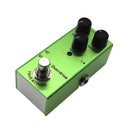 Pedal de efectos de guitarra Overdrive vintage - True Bypass, fuente de alimentación DC 9V - Verde - Para instrumentos de guitarra y bajo