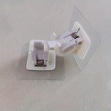 Clip de Fijación para Barra de Cortina sin Taladrar para Cortinas de Ventana, Cortinas de Baño, Toallas, Cortinas de Puerta y Estantes de Almacenamiento, Ganchos de Utilidad