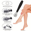 Juego Profesional de Pedicura 8 en 1, Kit para Cuidado de Pies con Acero Inoxidable, Eliminador de Callosidades y Espuma Beige