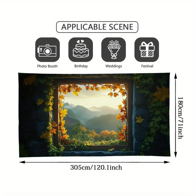1pc Cubierta de Puerta de Garaje Grande para el Día de Acción de Gracias con Diseño Plano 2D, Fácil de Colgar, Aporta Alegría Festiva a Cualquier Ocasión