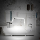 Tira de Luz Flexibles para Máquina de Coser, 0.3m/0.5m con Interruptor Táctil LED, Kit de Luz de Trabajo para Costura, Alimentado por USB DC5V, con Etiqueta Adhesiva, Adecuado para Todas las Máquinas de Coser, Fuente de Luz Integrada, Sin Batería Necesar