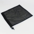 Bolsa de Almacenamiento con Cordón para Juguetes de Playa, Organizador de Baño, Bolsa de Malla Utilitaria Negra para Gafas de Buceo y Más – Tu Ayudante del Hogar