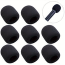 Juego de 8 parabrisas para micrófono de mano, filtros pop para micrófonos de estudio, micrófonos de mano inalámbricos y micrófonos de mano inalámbricos, cubiertas de micrófono diseñadas para cantar con micrófonos de mano.