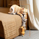 Elegante Figurita de Gato de Resina - Diseño Realista de Madre y Gato, Decoración Creativa para Sala de Estar, Escritorio o Entrada, Regalo Perfecto para Vacaciones, Decoración de Gatos