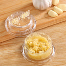 Prensa manual de ajo, picadora de ajo multifuncional, gadget de cocina giratorio, plástico, sin carga.